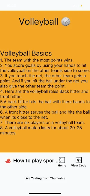 How to play sports Screenshot 0