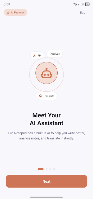 ProNotepad - AI Notes & Memo Screenshot 1