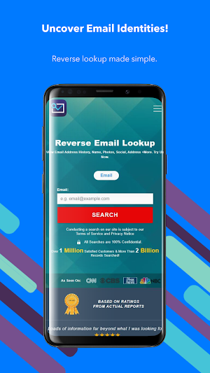 Reverse Email Lookup Screenshot 0
