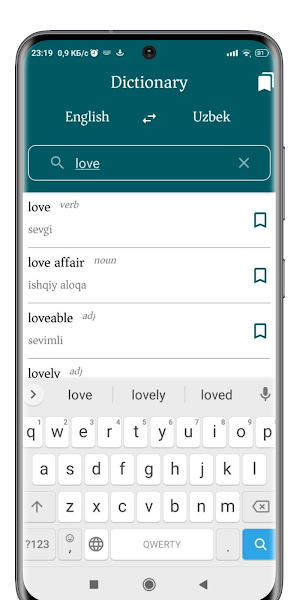 Dictionary Eng-Uzb Screenshot 2
