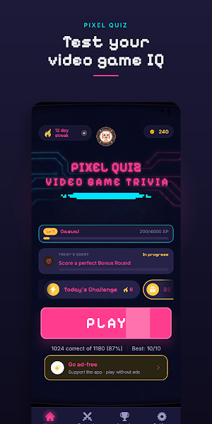 Pixel Quiz: Video Game Trivia Screenshot 0