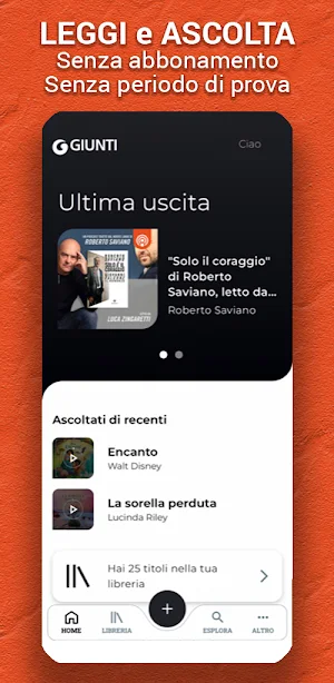 Giunti Audiolibri Screenshot 0