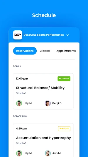 DeLaCruz Sports Performance Screenshot 2