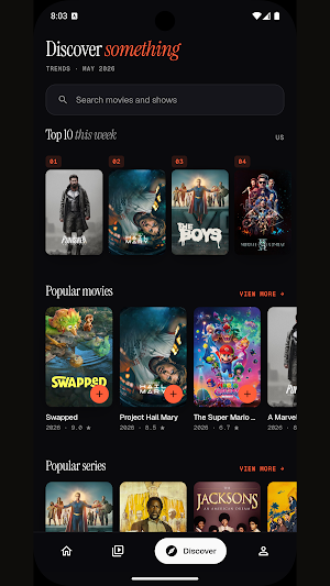 BingeT: Movie & Series Tracker Screenshot 2