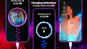 Battery Charging Animation 9D Screenshot 0