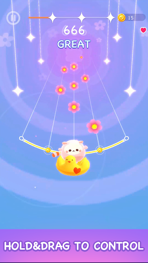Flappy Cats -Dancing Tiles Screenshot 0