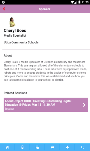 MACUL Events Screenshot 3