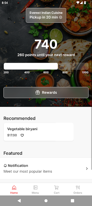 Everest Indian Cuisine Screenshot 0