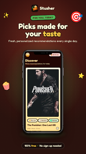 Stusher: What to Watch Screenshot 1