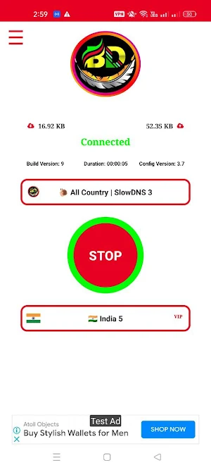 BD NET VPN - DNSEros Plugin Screenshot 1