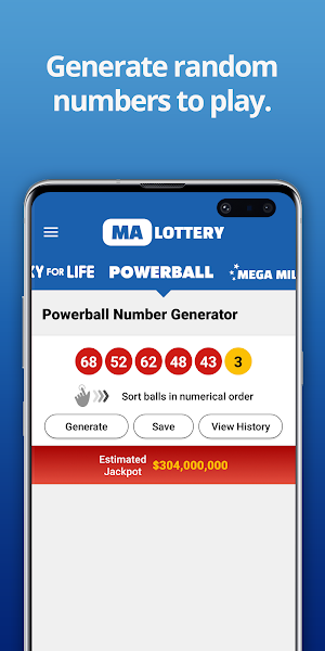 Massachusetts Lotto Numbers Screenshot 3