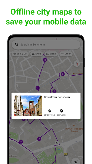 Bensheim Tour Guide:SmartGuide Screenshot 3