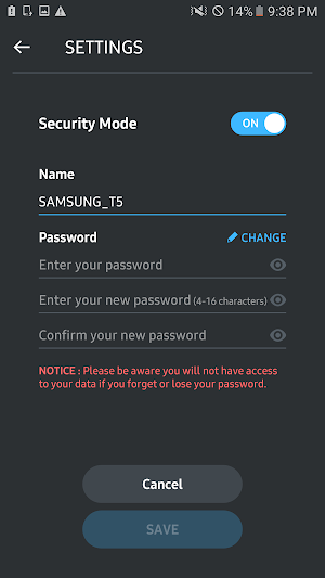 Samsung Portable SSD screenshot 4