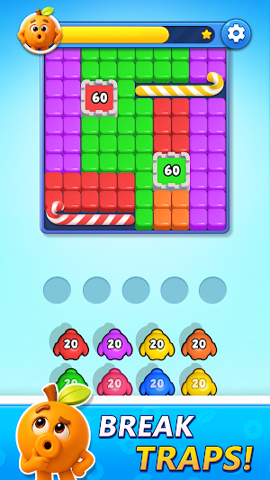 Orange Flow! Pixel Loop Screenshot 1