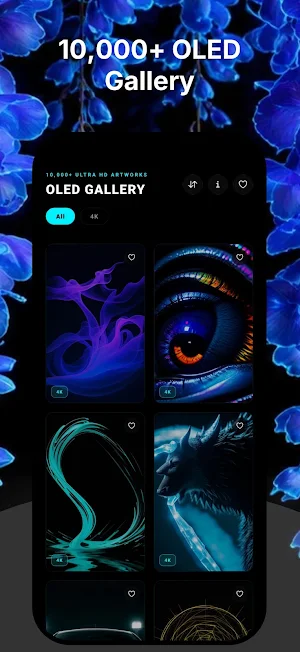 OLED Wallpapers 4K Screenshot 1