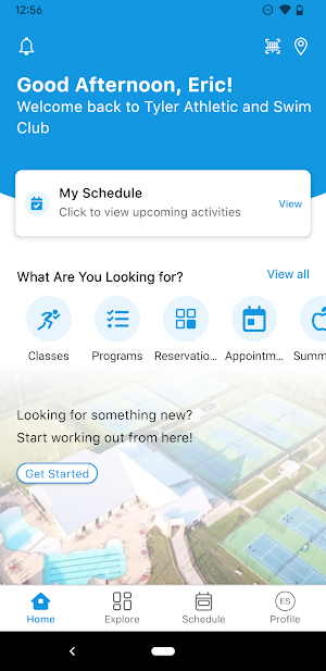 Tyler Athletic and Swim Club Screenshot 0