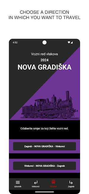 Nova Gradiška train timetable Screenshot 0