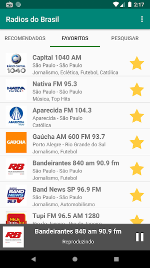 Radios do Brasil Screenshot 2