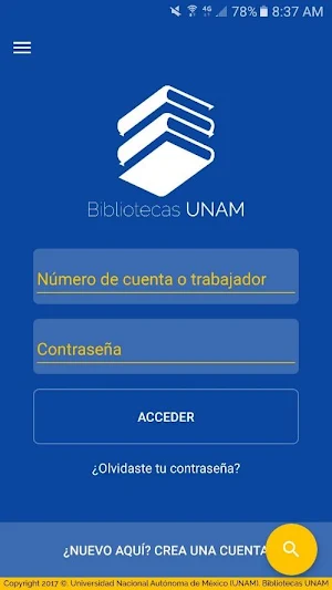 Bibliotecas UNAM Screenshot 1