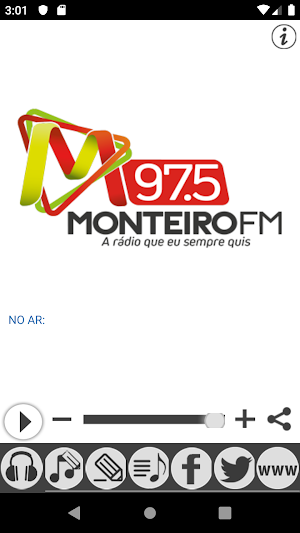 Monteiro FM Screenshot 0