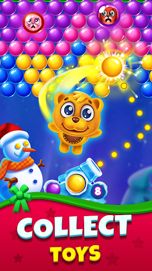 Christmas Games - Bubble Shooter Screenshot 3