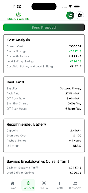 Energy Centre Screenshot 1