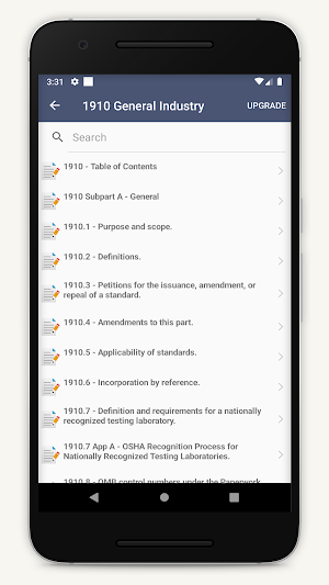 OSHA Safety - Laws and Regulations 1910 1926 1904 Screenshot 2