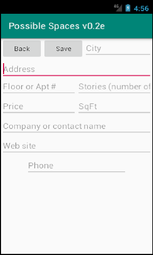 Possible Spaces v0.2e Screenshot 2