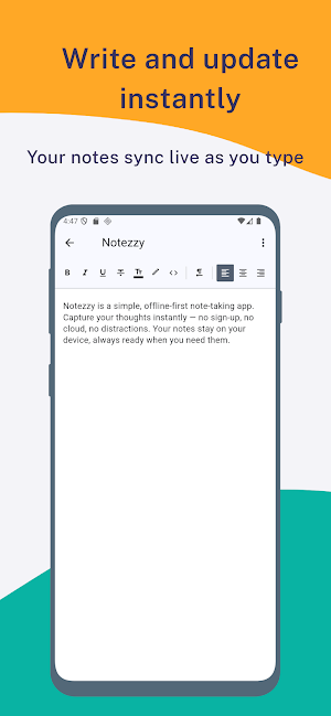 Notezzy: Live Notes & Draw Screenshot 2