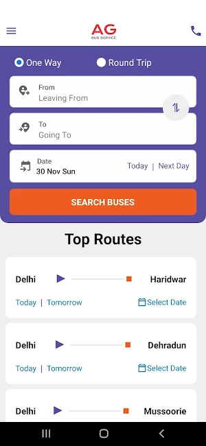 AG Bus Service Screenshot 1