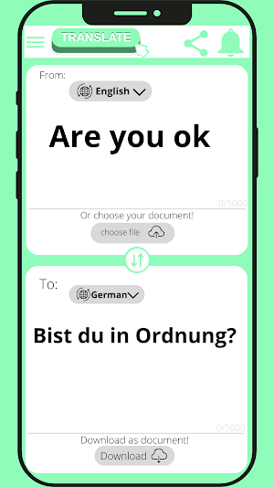 German - English translator Screenshot 1