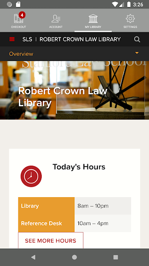 Stanford Law Self-Checkout Screenshot 3