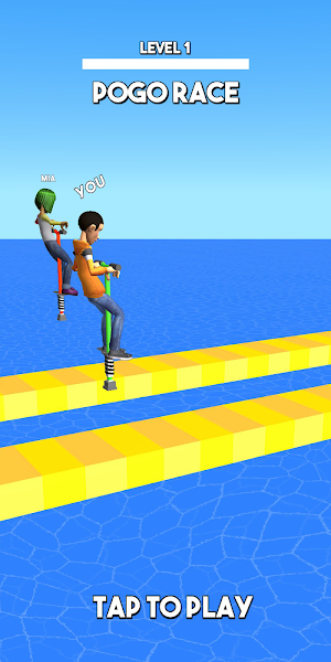 Pogo Race 3D Screenshot 1