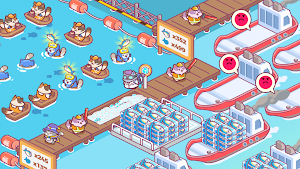 Fisher Cat: Cute Idle Game Screenshot 0
