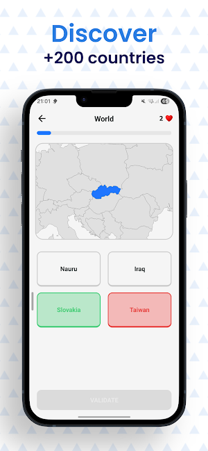 World country quiz Screenshot 2