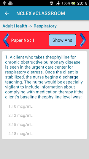 NCLEX Question Bank Screenshot 3