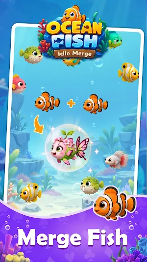 Ocean Fish: Idle Merge Screenshot 0