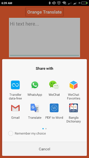 Orange Translate Screenshot 3