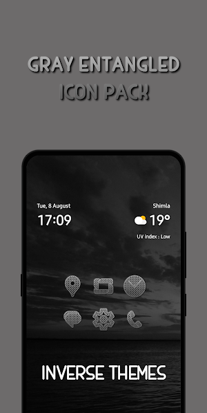 Gray - Entangled Icon Pack Screenshot 0