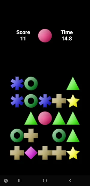 20 Second Tap the Shapes Fast Screenshot 3