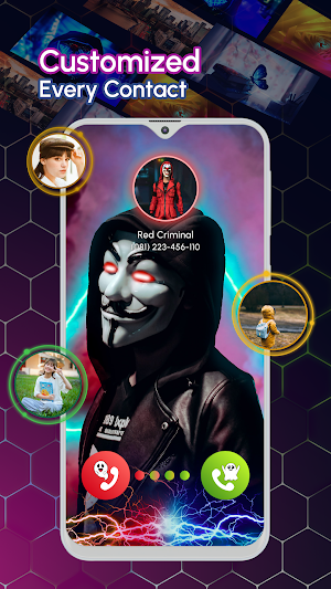 Animated Phone Call Screen BG Screenshot 1