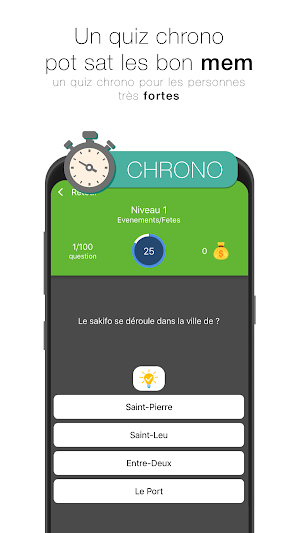 Quiz 974 - jeu sur La Réunion en image ludique Screenshot 3