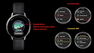 Large LCD For Wear OS Screenshot 1