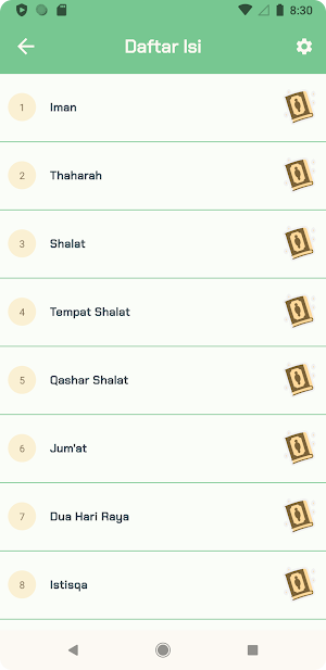 Hadits Shahih Screenshot 1