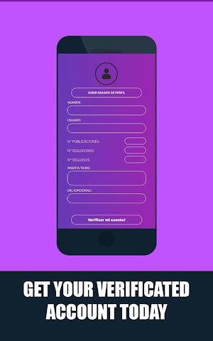 Verify Badge for your InstaProfile (Simulator) Screenshot 2