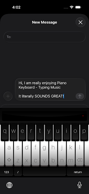 Piano Keyboard - Typing Music Screenshot 1