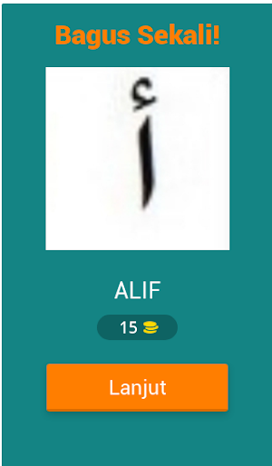 tebak nama huruf hijaiyah Screenshot 1