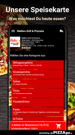 Mellers Grill - Pizzeria Heins Screenshot 3
