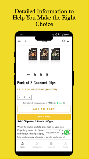 TagZ Foods Screenshot 2
