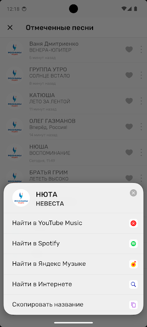 Радио Родники Screenshot 1